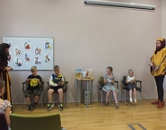 Pasování prvňáčků na čtenáře - ZŠ P. Holého 1. A a ZŠ Tuchořice