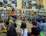 Knihovnická beseda - Astrid Lindgrenová - ZŠ J. A. Komenského - 4. C