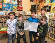 Knihovnická beseda - Dobrodružství mezi piráty - ZŠ Školní - 2. C